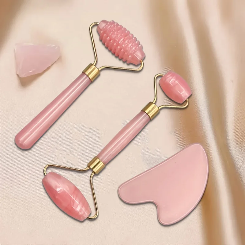 3 قطعة غوا شا مكشطة مجلس الأسطوانة تدليك غواشا للوجه الرقبة الجلد رفع مزيل التجاعيد الجمال العناية بالوجه سبا تدليك مجموعة #6