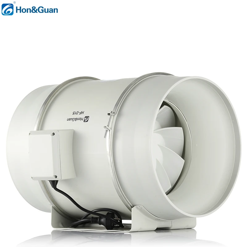 Smart HVAC Systems Garden Greenhouses in Line Ventilation Duct Fan with Speed Controller