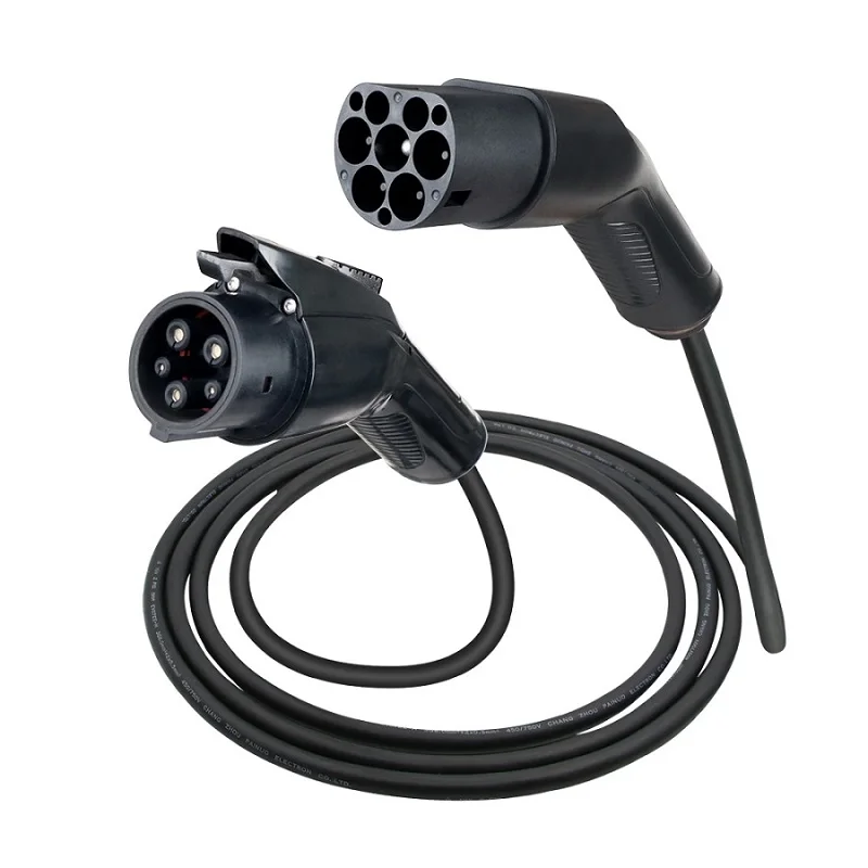 

Автомобильное зарядное устройство для электромобиля 7 кВт 32a 3-фазный 62196 к J1772 Тип 1 Тип2 Gbt Тип 2 к Тип 2 Ev Зарядный кабель