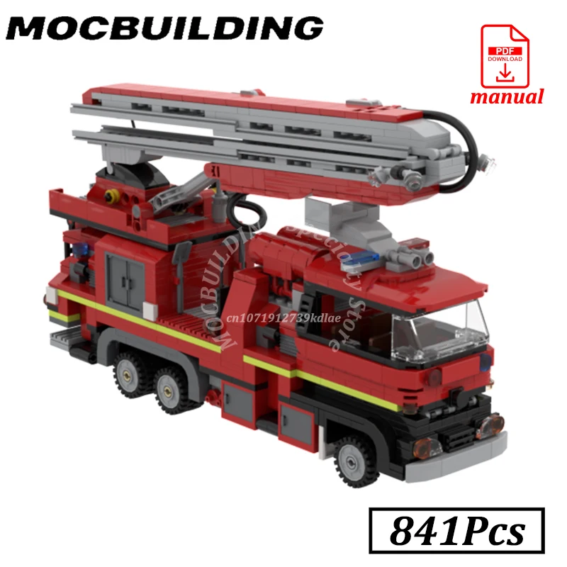 blocs-de-construction-moc-de-camion-de-pompiers-urbain-modele-de-vehicule-de-sauvetage-d'ingenierie-cadeau-de-construction