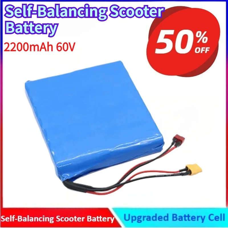 

Brand New 60V 2200mAh 16S1P Self-Balancing Scooter Battery Rechargeable Battery