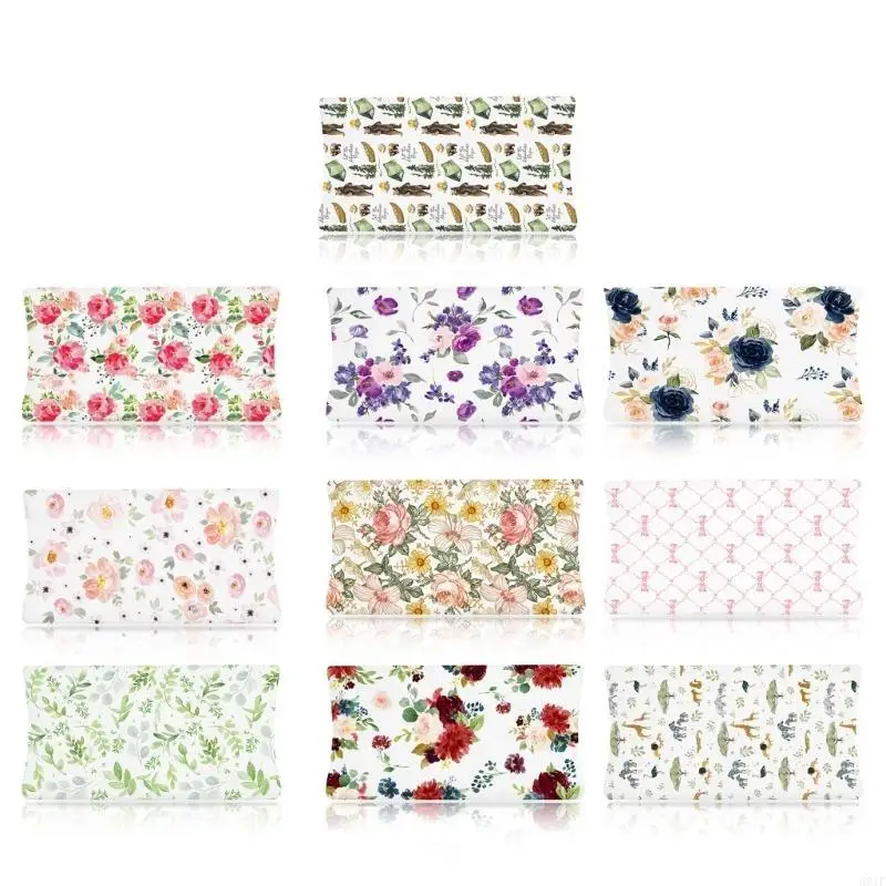 581F غطاء وسادة تغيير لطيف مع ضميمة مرنة المحمولة مرونة غطاء وسادة تغيير الطفل غطاء تصميمات نمط جميل #2