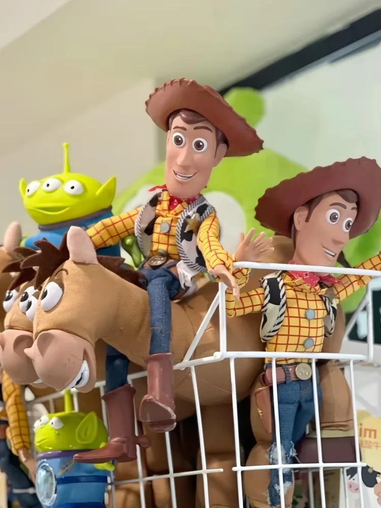 Hot Original Toystory Toy Story 4 Woody Mount Hearts Horse Bullsey 18 Inch Interactive Sound Models Toys Children Birthday Gifts