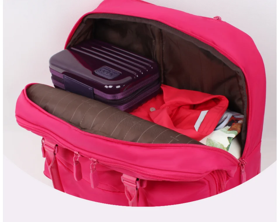 Frauen tragen auf hand gepäck koffer Reise Trolley Taschen reisen gepäck taschen auf rädern frauen Roll tasche Rädern Tasche gepäck tasche