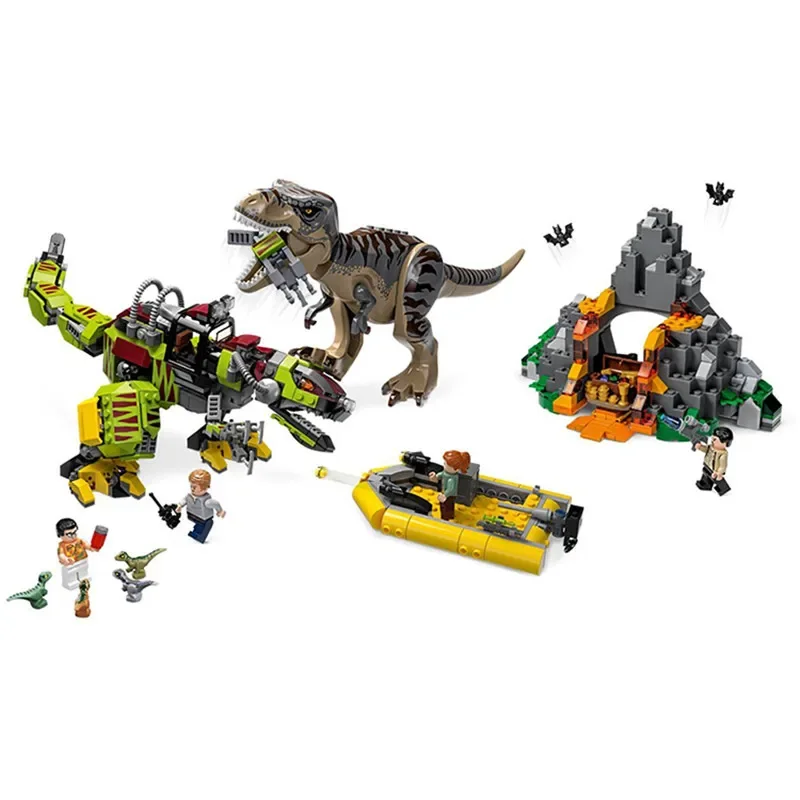 Miniso Disney Dinosaur Legoing 75930 Jurassic World Indoraptor Rampage At Lockwood Estate Model Building Blocks Toys Children