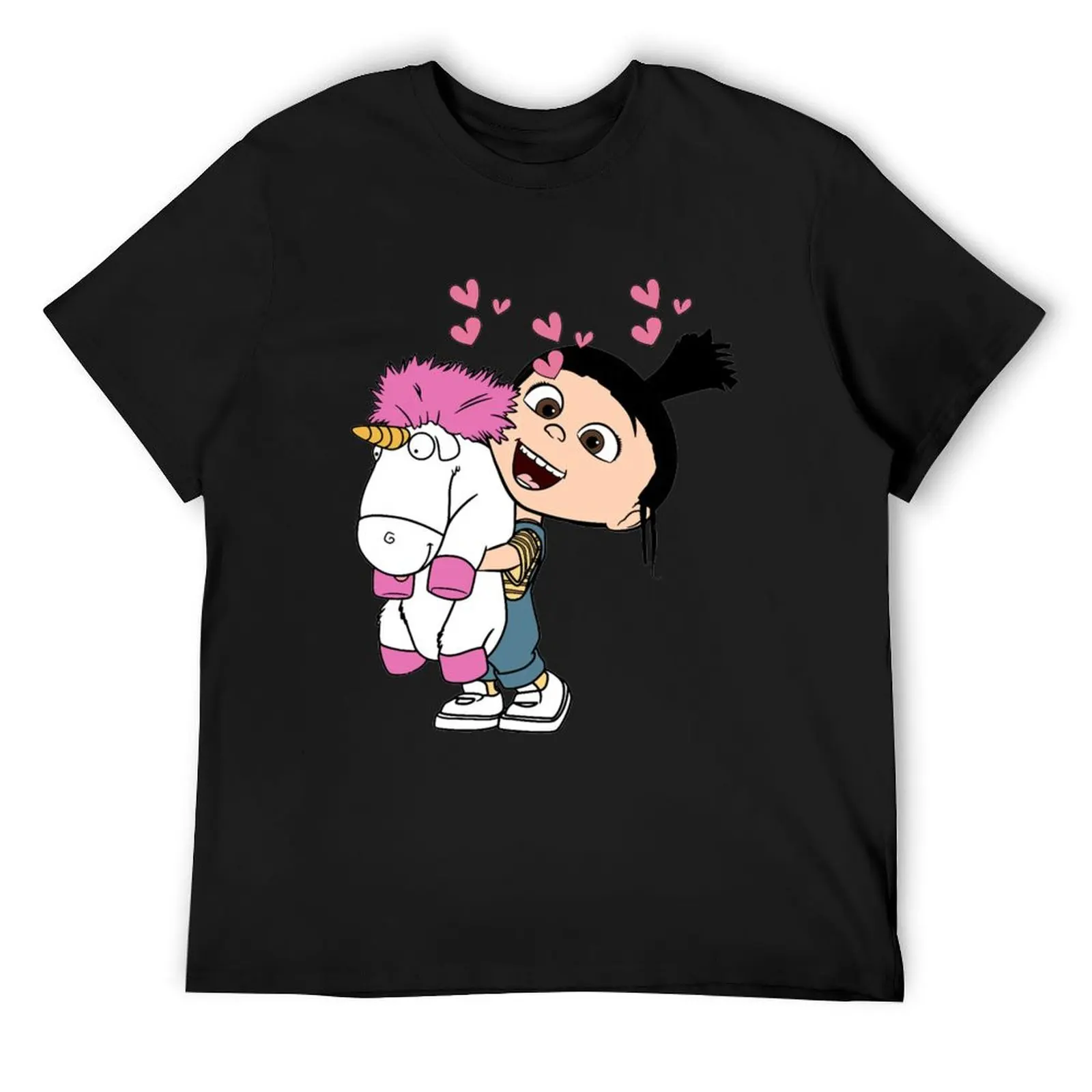 

agnes and her unicorn T-Shirt Short sleeve tee vintage new gifts and t-shirts mens plain t shirts