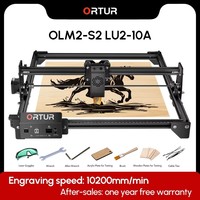 Desktop Laser Engraver Cutter For Bigginner OLM2S2 10000mm/Min 10W DIY Woodworking Metal Laser Engraving Cutting Machine