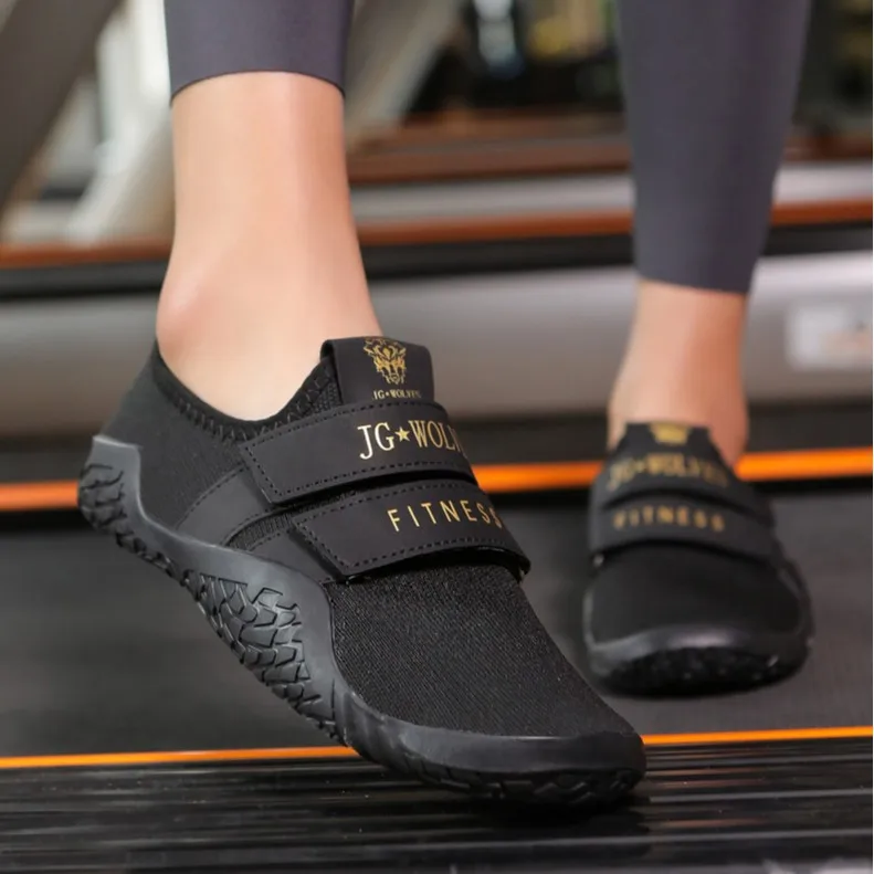 Men's Weightlifting Squat Shoes Fitness Cross-Trainer Barefoot Gym Training Minimalist Trail Runner Travel Shoes - Image 2