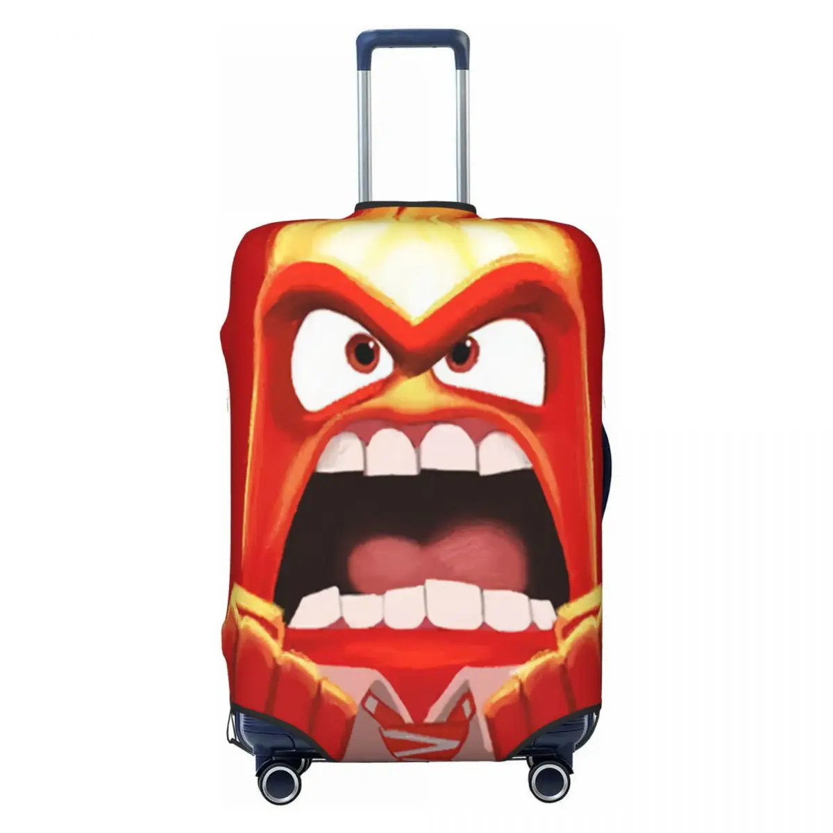 

Anger Inside Out Travel Luggage Cover Dust Proof Suitcase Cover Protector Fit 18-32 Inch