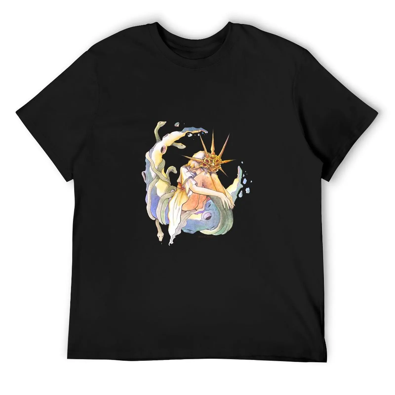 

Atop thy moon T-Shirt vintage vintage anime shirt oversizeds plus size tops t shirts for men cotton