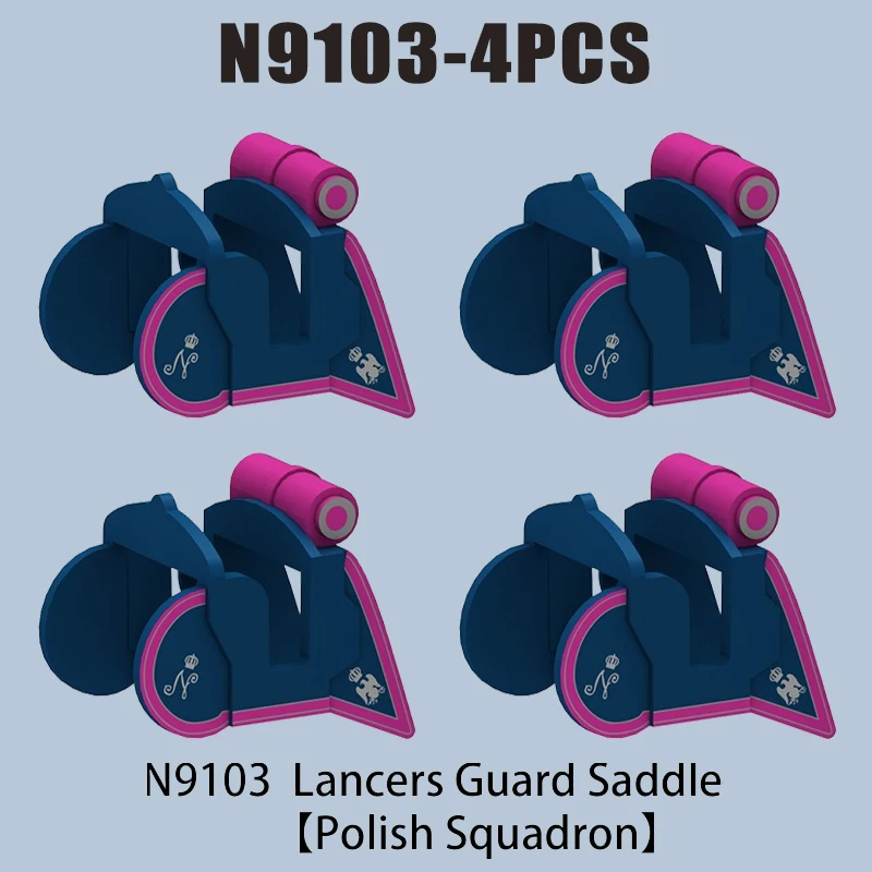 Mittelalterliche Burg Militär Warhorse Serie Bausteine Soldat Figuren Montieren Sattel Ritter Zubehör Wildschwein Ziegel Spielzeug