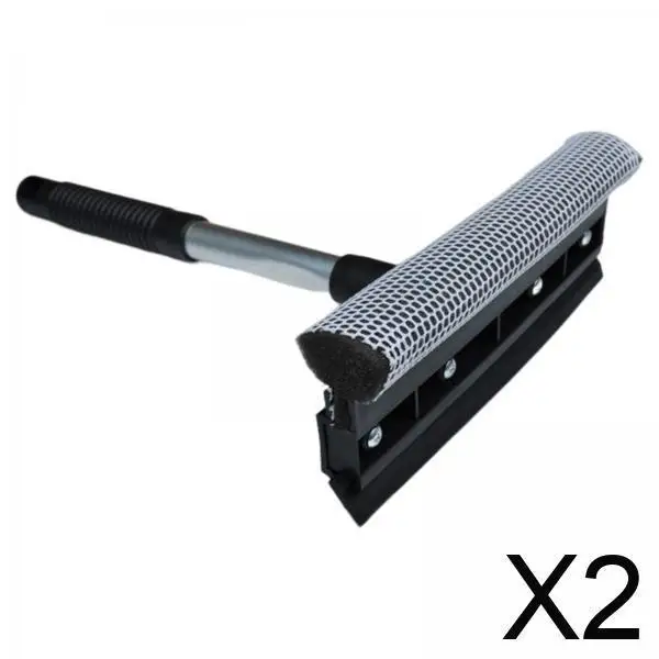 

2xGlass Wiper Double Sided Wiper Water Wiper Window Kitchen Cleaning Tools Window Wiper for Window Tile
