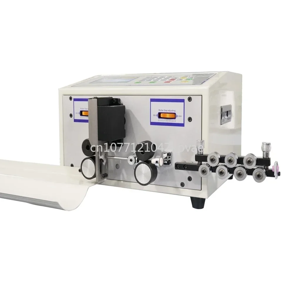 Stripping Cutting Machine for Computer Strip Wire 0.1mm-2.5mm2 220V 110V SWT508C Two-wheel Drives Wire Stripper Electric Peeling