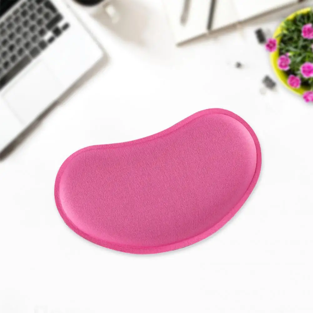 Alfombrilla de ratón con forma de corazón de amor, reposamuñecas 3D, almohada de mano de Gel de sílice, alfombrilla de ratón ergonómica de espuma viscoelástica, cojín de soporte para muñeca