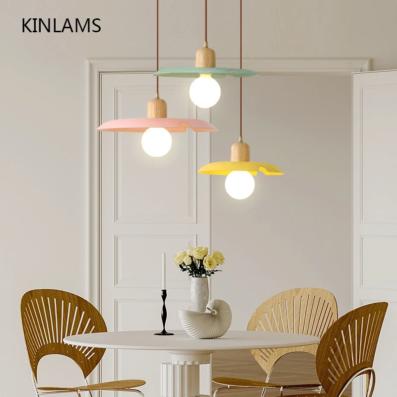 

Nordic Pendant Lamp Minimalist Chandelier Restaurant Chandelier Macaron Cream Art Cafe Milk Tea Shop Office Shop Pendant Light