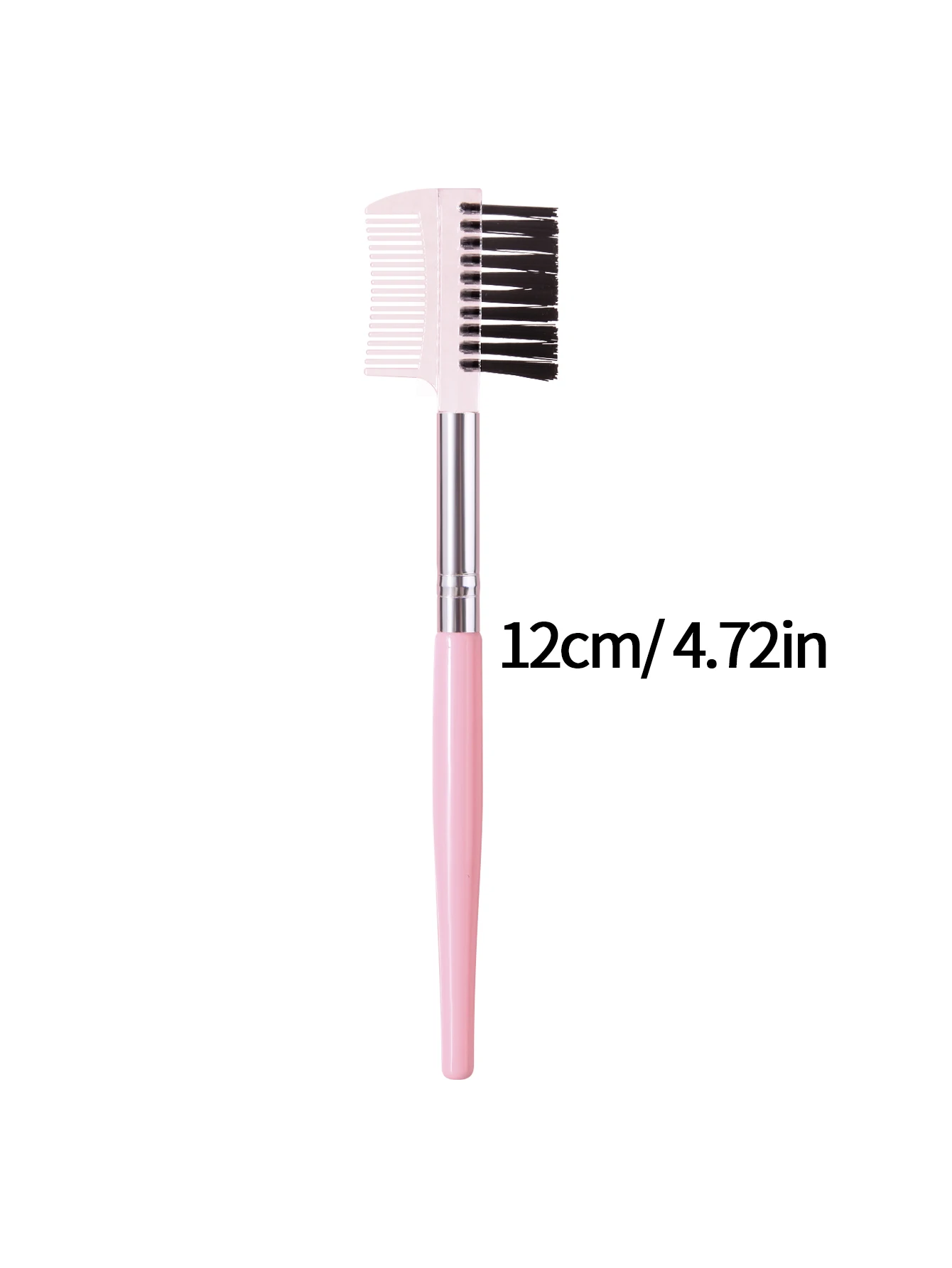 Hot Sale 5PCS Double Sided Brow Lash Brush, Pink Handle Dual-Ended Eyebrow Comb Spoolie Lash Separator Makeup Tool