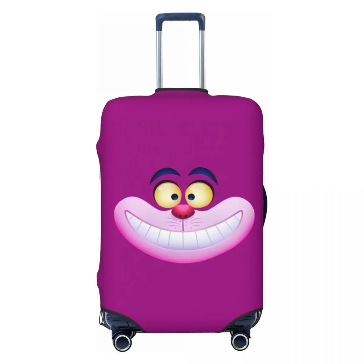 

Smiling Cheshire Cat Travel Luggage Cover Elastic Cartoon Anime Suitcase Cover Protector Fit 18-32 Inch
