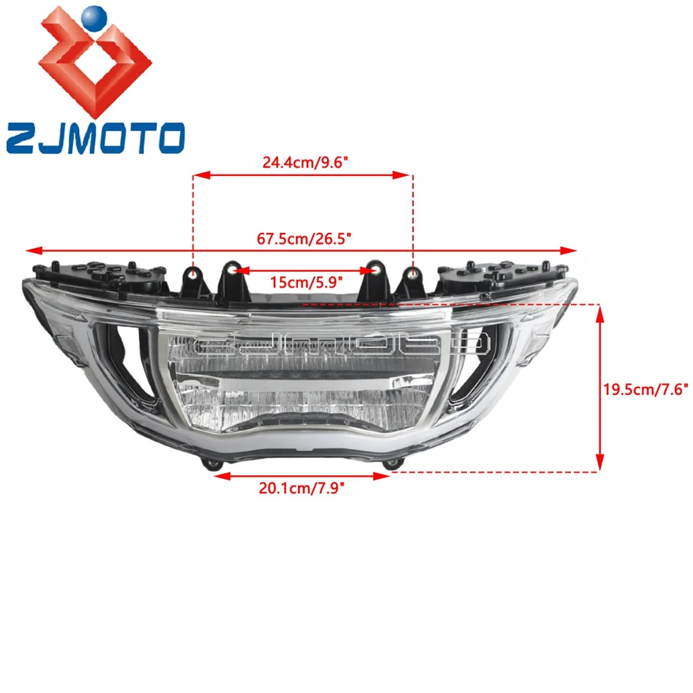 Motorcycle Front Headlight LED Headlamp For Harley CVO Road Glide FLTRXSE 2023-2026 FLTRX FLTRXSTSE 2024-2026 Black Clear Lens