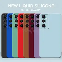 For Samsung Galaxy A15 Case Luxury Liquid Silicone Plain Rubber Camera Protect Case Samsung A15 A05 A05S Case Galaxy A15 Cover