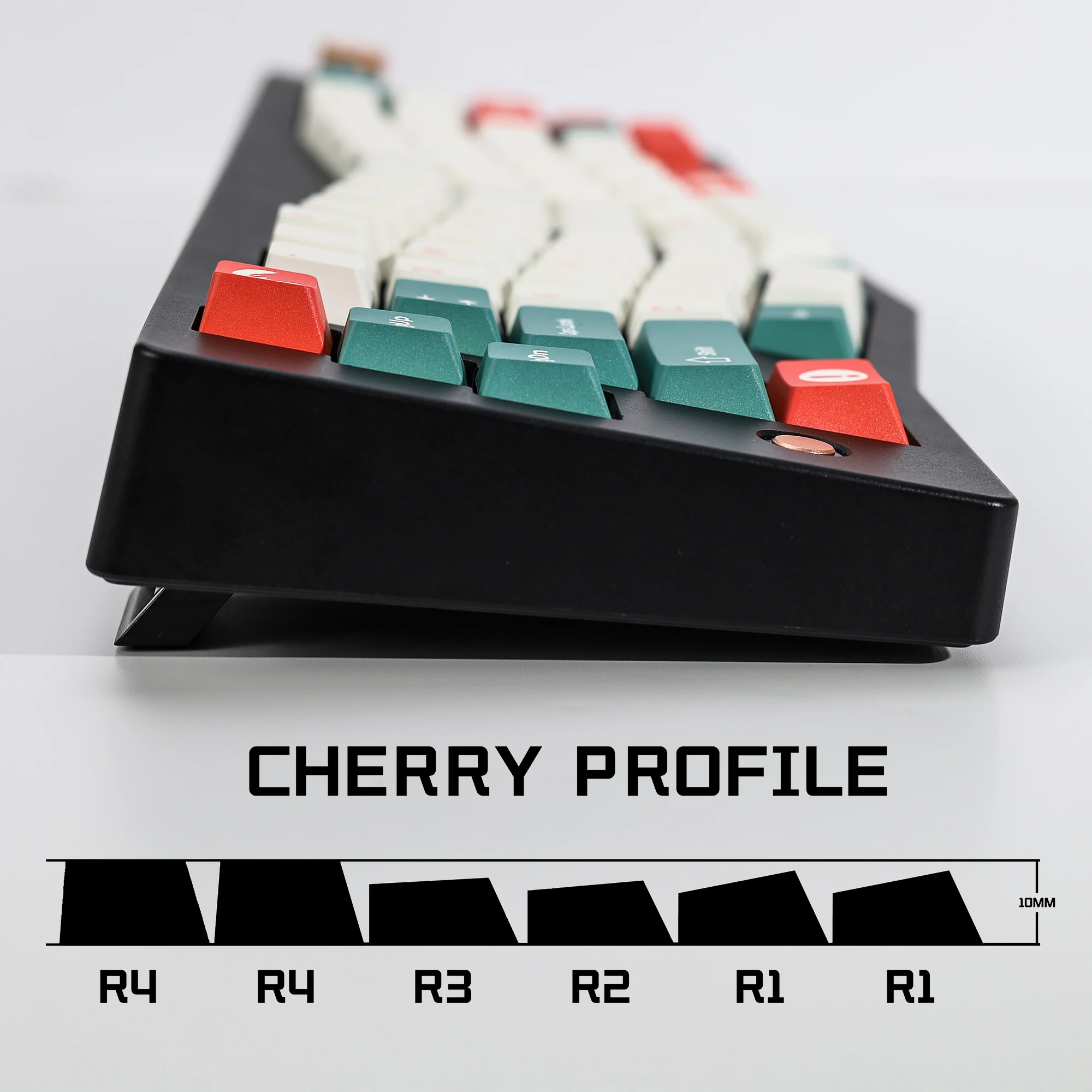 KBDiy Clone GMK Keycaps Retro GMK Kaiju Cherry Profile PBT ISO Tastenkappen für MX Magnetische Schalter 60 Gaming Mechanische Tastatur KIT – Detail 3