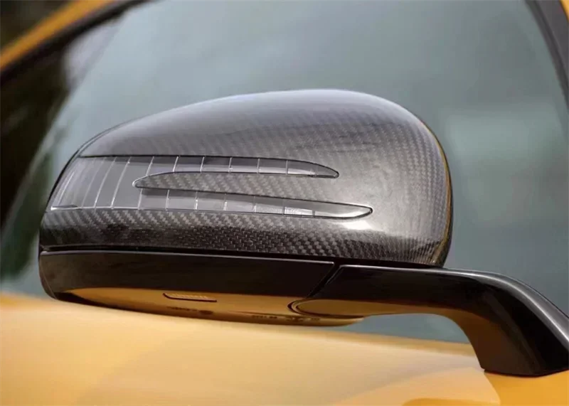 For Mercedes-Benz AMG GT GTS GTC GTR Improvements Replace Dry Carbon Fiber Car Outside Wing Mirror Trim Rearview Mirror Cover