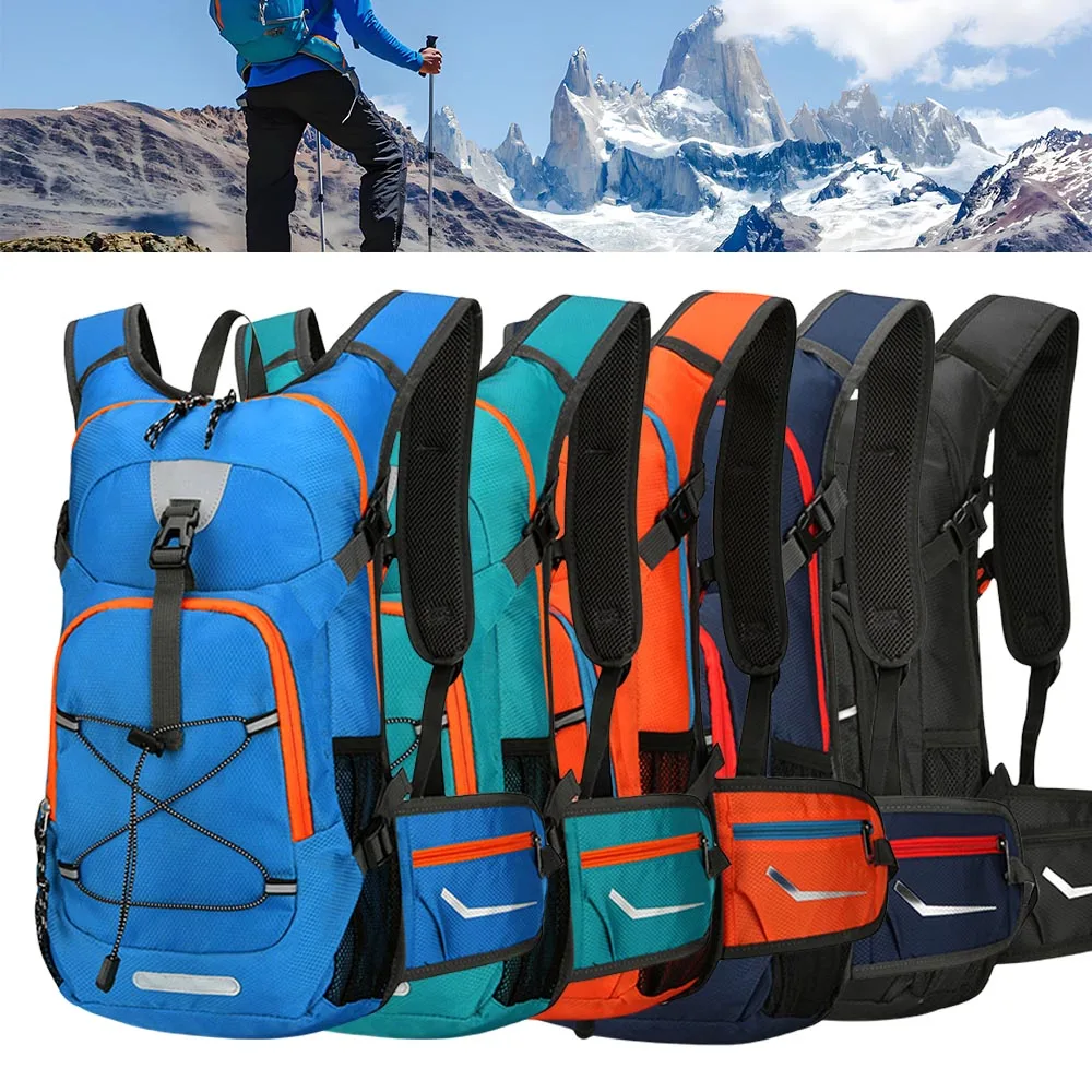 

18L Hydration Backpack Hiking Water Backpack Women Men Lightweight Day Rucksack for Hiking, Cycling, Running, Festival, Camping