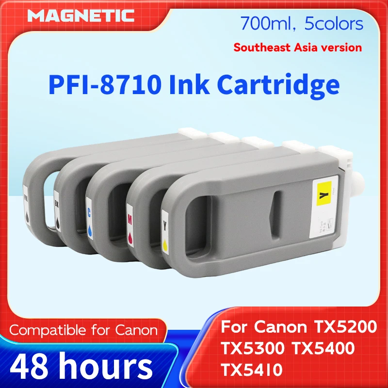 

700ml ink cartridge PFI8710 PFI-8710 With Pigment and Chip for Canon TX5200 TX5300 TX5400 TX5410 TX5300MFP TX5400MFP TX5400DMFP