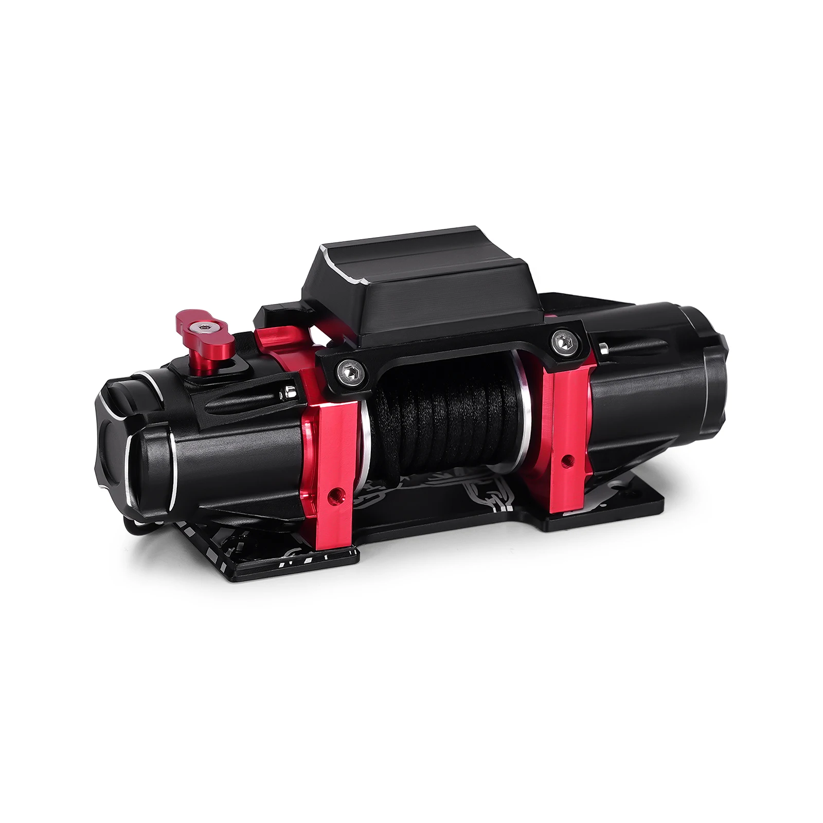 INJORA Dual Motor Metal Simulated Winch for 1/10 Scale RC Crawler