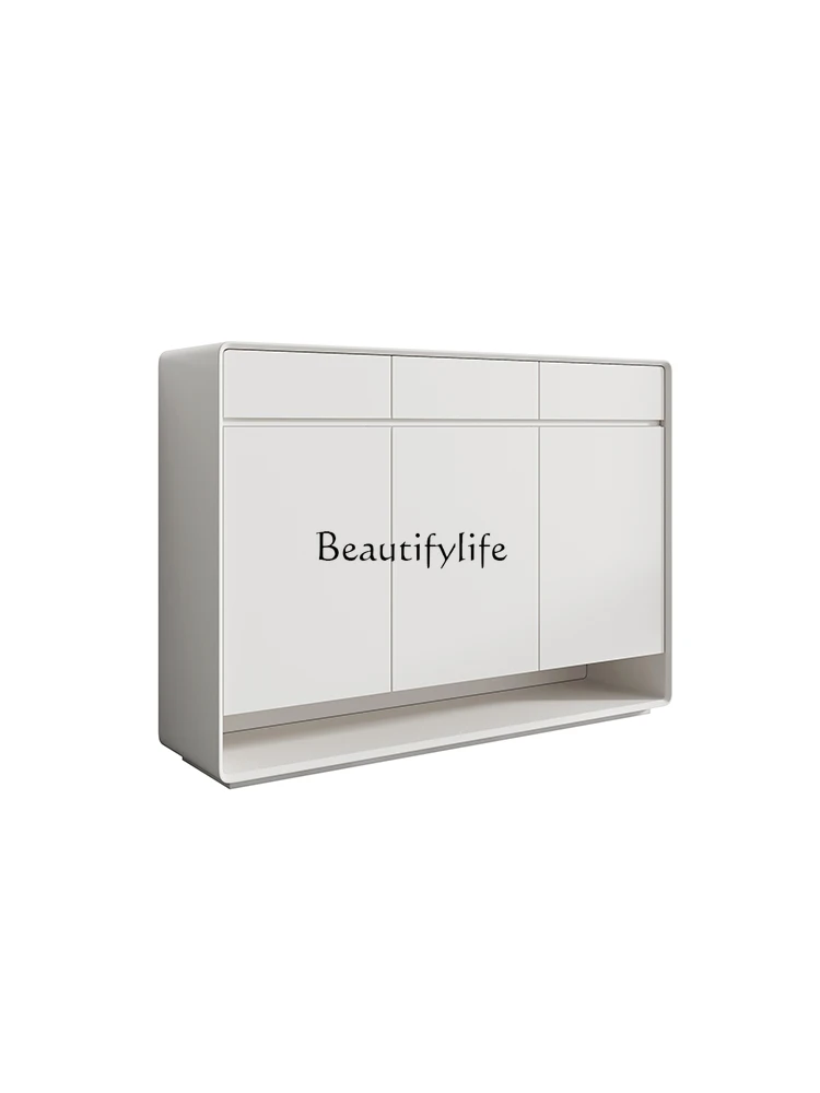 

Modern simple shoe cabinet solid wood home