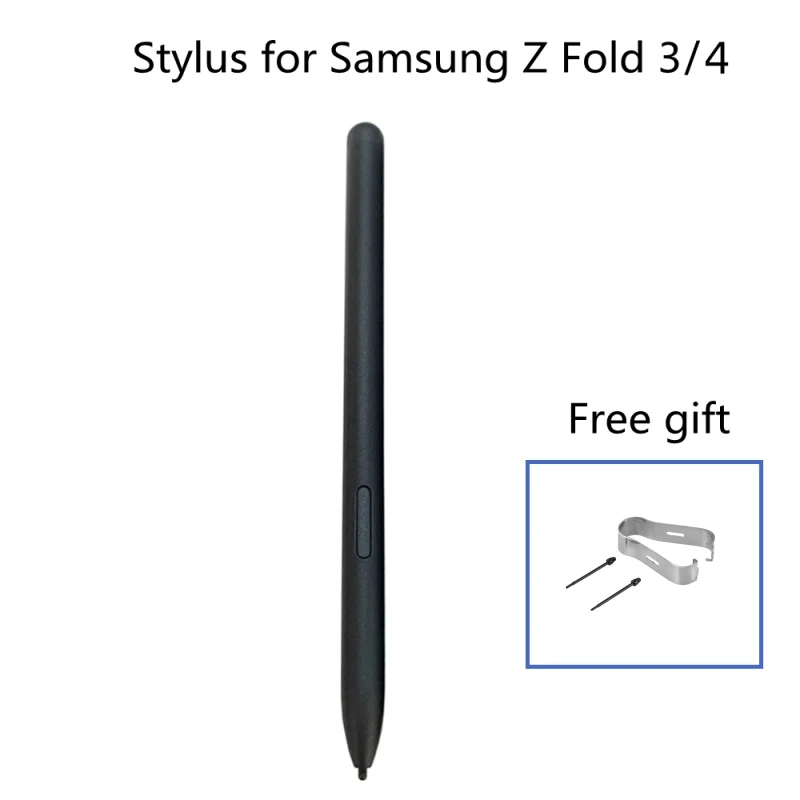 

Для Samsung Galaxy Z Fold 3 S Pen Новый Многофункциональный сенсорный стилус S Pen Замена-черный