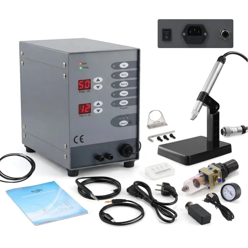 Podofo Schmuck-Punktschweißgerät, automatische CNC-Impuls-Argon-Lichtbogenschweißmaschine, 50–600 A, numerisch gesteuerte Touch-Schweißmaschine für die Reparatur von Gold- und Silberschmuck sowie