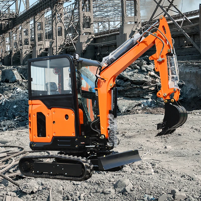 

Customized OKW25 compact hydraulic small excavator with low operating noise, suitable for small excavators in family farm digger