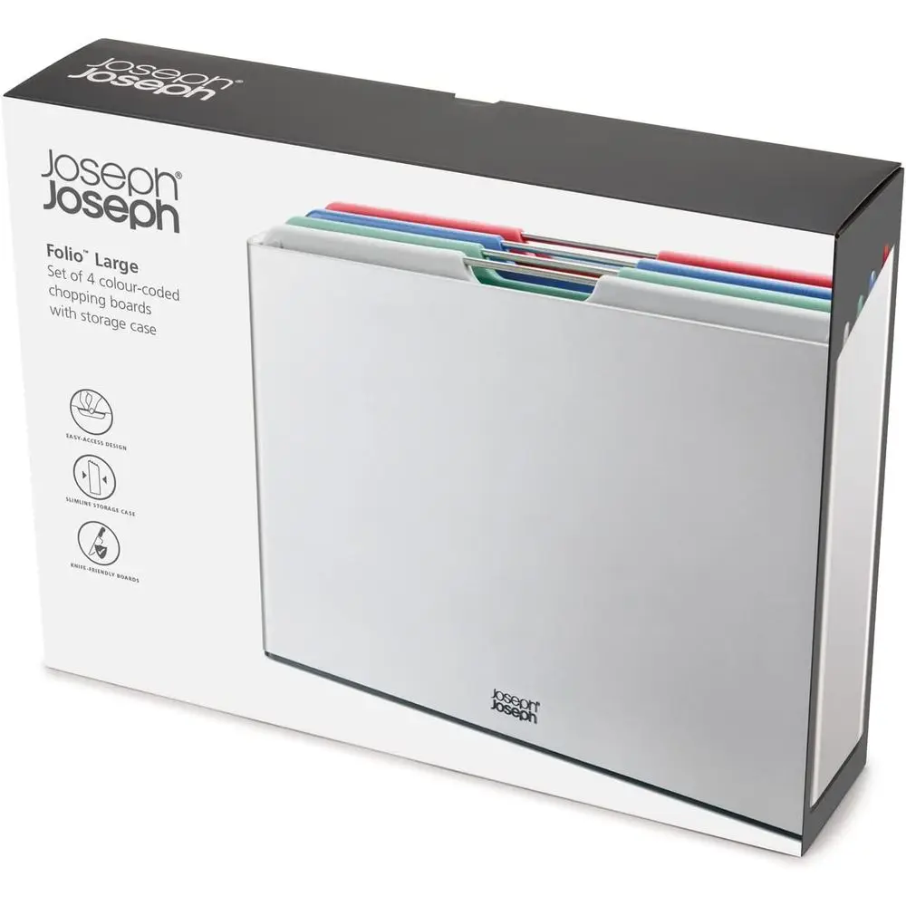 ชุดเขียงขนาดใหญ่สีเงิน 4 ชิ้น