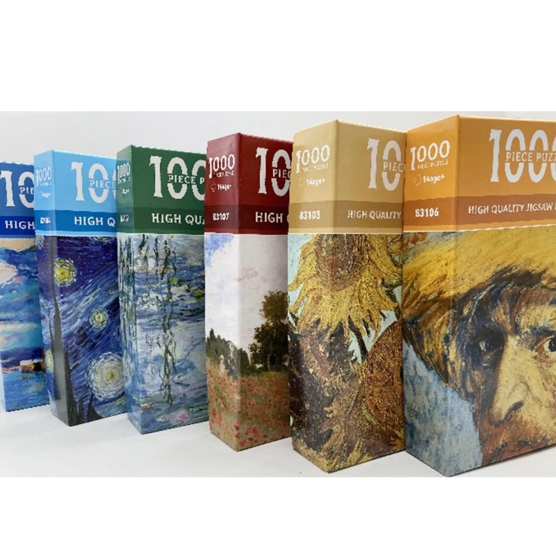 1000 pezzi capolavoro Jigsaw Puzzle per adulti e adolescenti 14 + grandi dipinti decorazioni regalo per la famiglia 27.56 "x 19.68"