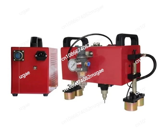 Portable Pneumatic Dot Peen Marking Machine KT-QD05 120×40mm, 220V for Vehicle Frame and Engine Serial Number