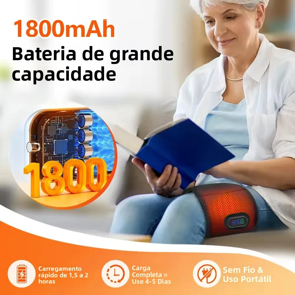 Eletric 360° Air Pressure Calf Massager Wireless Leg Massage 3 Mode Airbag Compresstion Relax Foot Calf Muscle Blood Circulation
