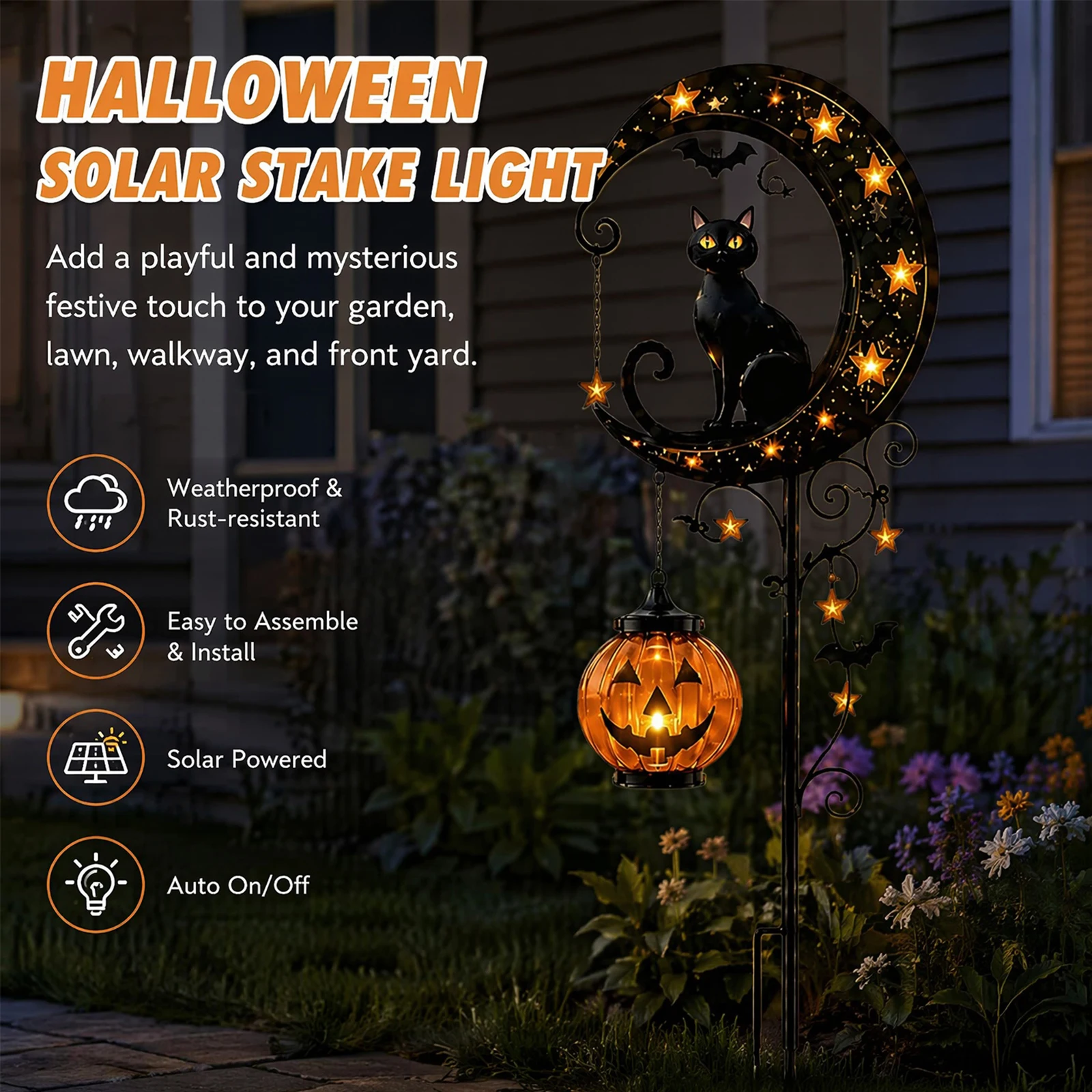 Solar Cat Moon Solar Lamp Buit - Led Moon Lamp recensie en prijs