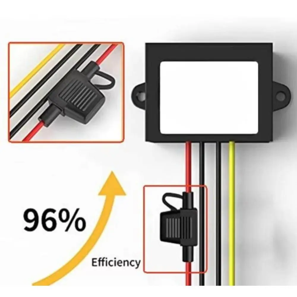 Single USB Port DC to DC Converter Step Down Sealed Step Down Converter Wired Connection USB Voltage Regulator
