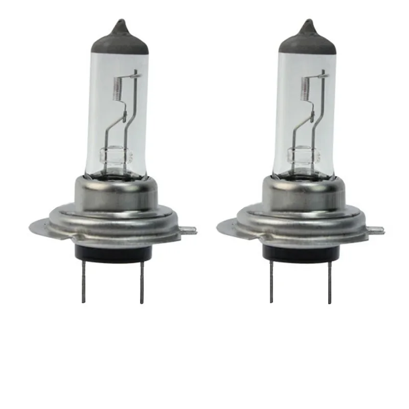 2Pcs Car Halogen Bulb 12V Car H7 Xenon Headlight 55W 6000K Halogen White Light Lamp Bulbs Car Halogen Headlights