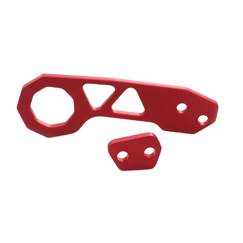 OYOTE JDM Red Rear Anodized Billet Aluminum Racing Towing Hook Tow Kit For Honda Acura