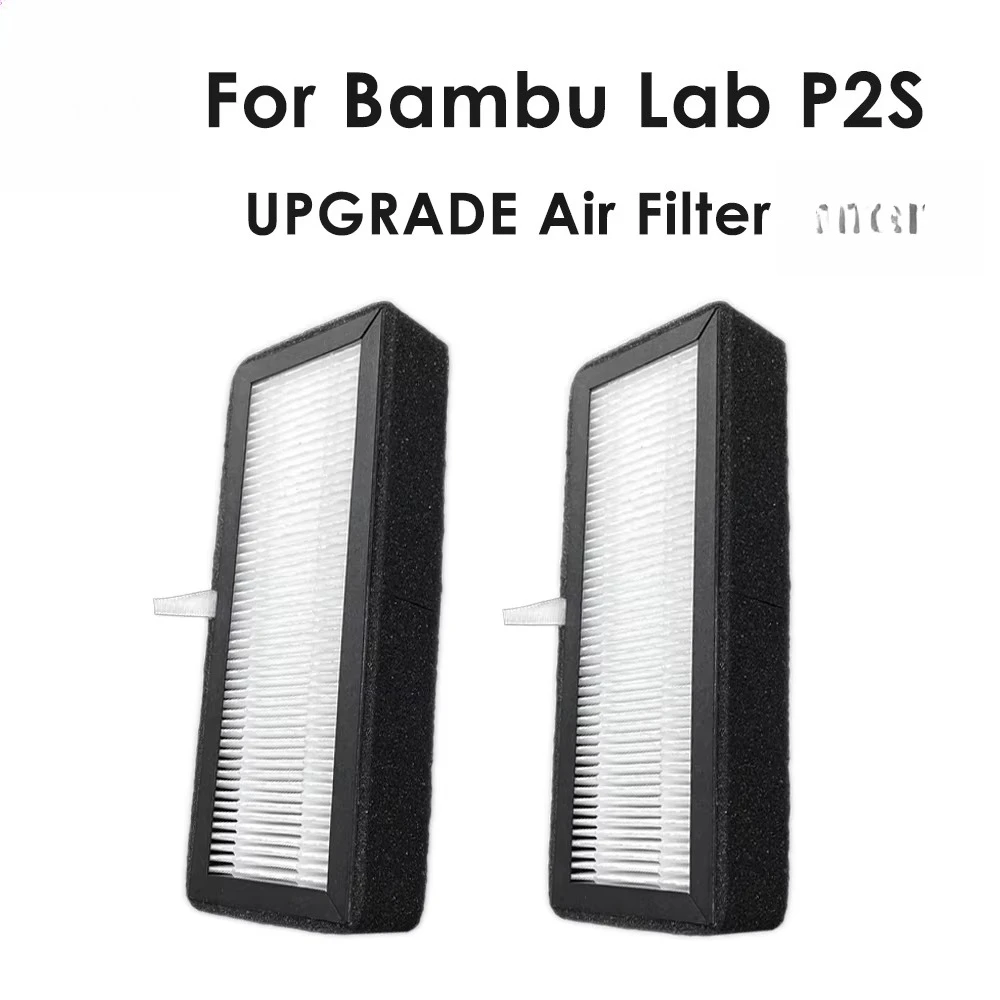 P2S Upgrade Filter HEPA 13 Activated Carbon Combo Air Filter Bambulab P2S Accessories Enhance Filtering Capability