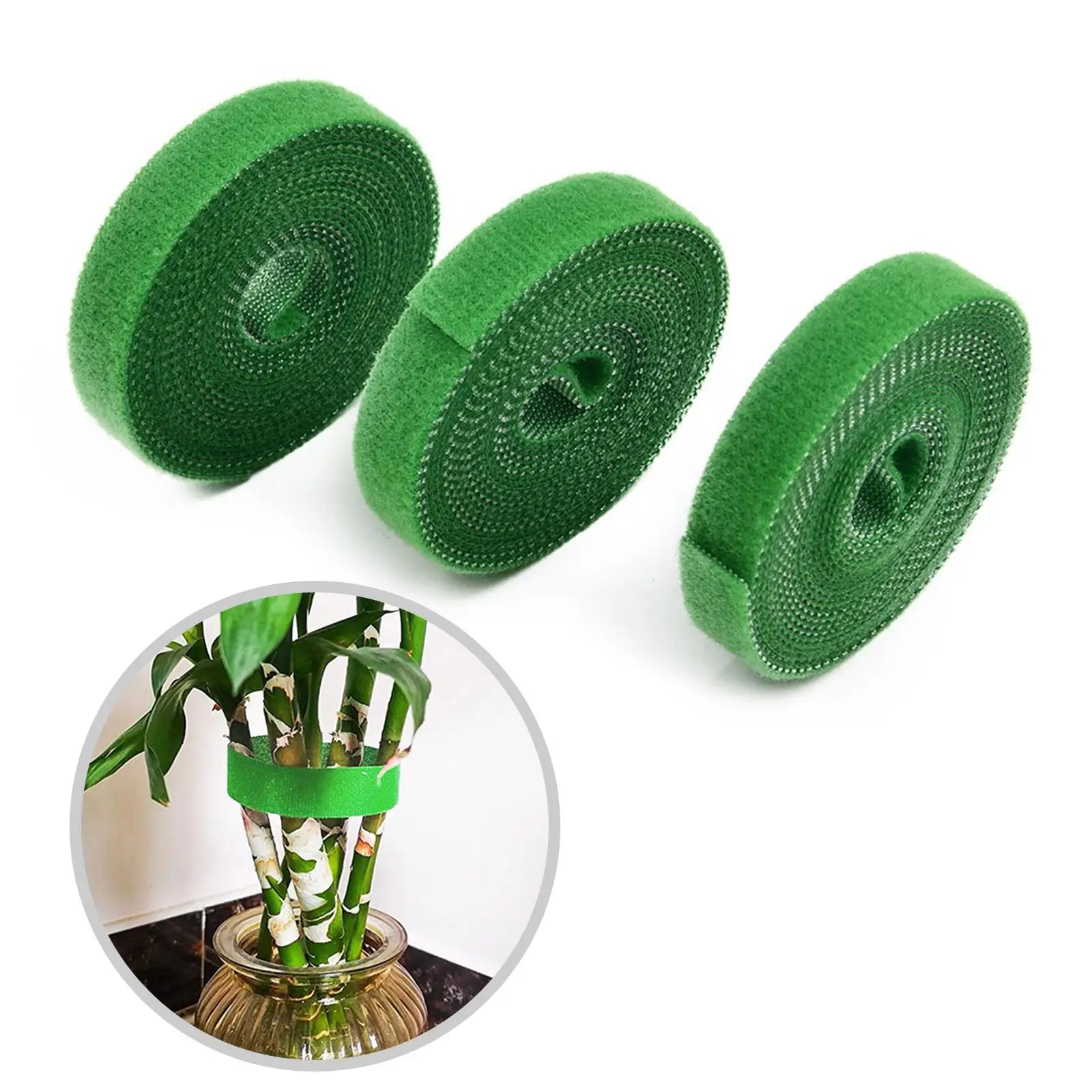 

2-4pack Nylon Plants Ties Reusable Cane Wrap Cable Ties for Greenhouse Vines 2M