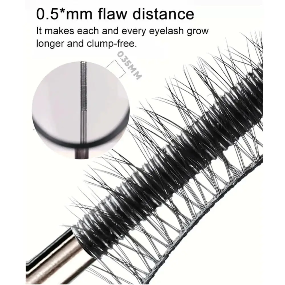 มาสคาร่าเพิ่มความหนาให้ดวงตาของคุณ ปริมาณมากและยาวนาน หลอดเหล็กขนาดเล็ก มาสคาร่าเหล็กขนาดเล็ก กันน้ำ มาสคาร่าติดทนนาน