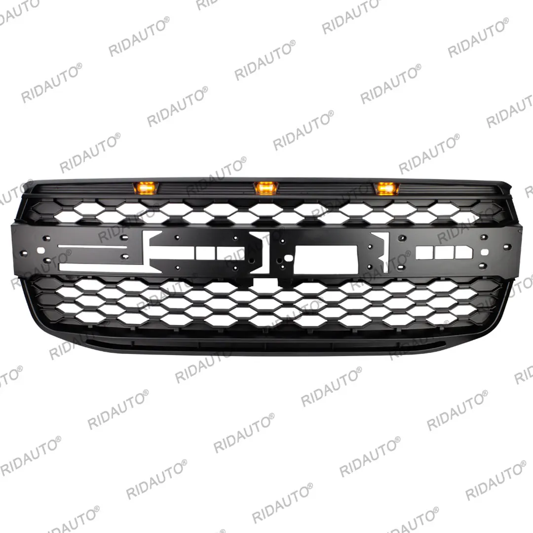 NEW Aftermarket Grills 2022 2023 2024 Next-Generation Front Grille With LED Light For FORD RANGER T9 Standard Version XL XL+ XLS