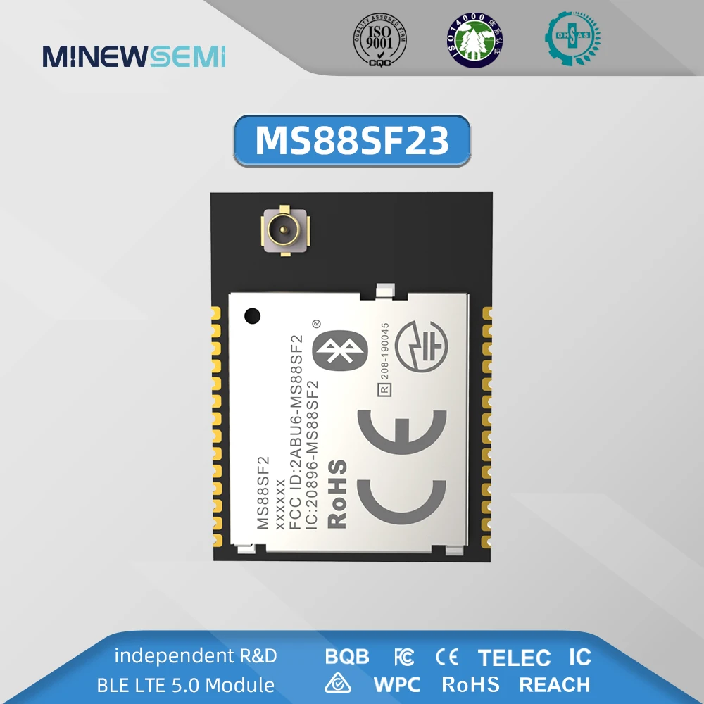 MS88SF23 Advanced nRF52840 RF Module 2.4GHz 8 dBm Long Range Bluetooth ble 5.0 Transmitter and Receiver with USB NFC