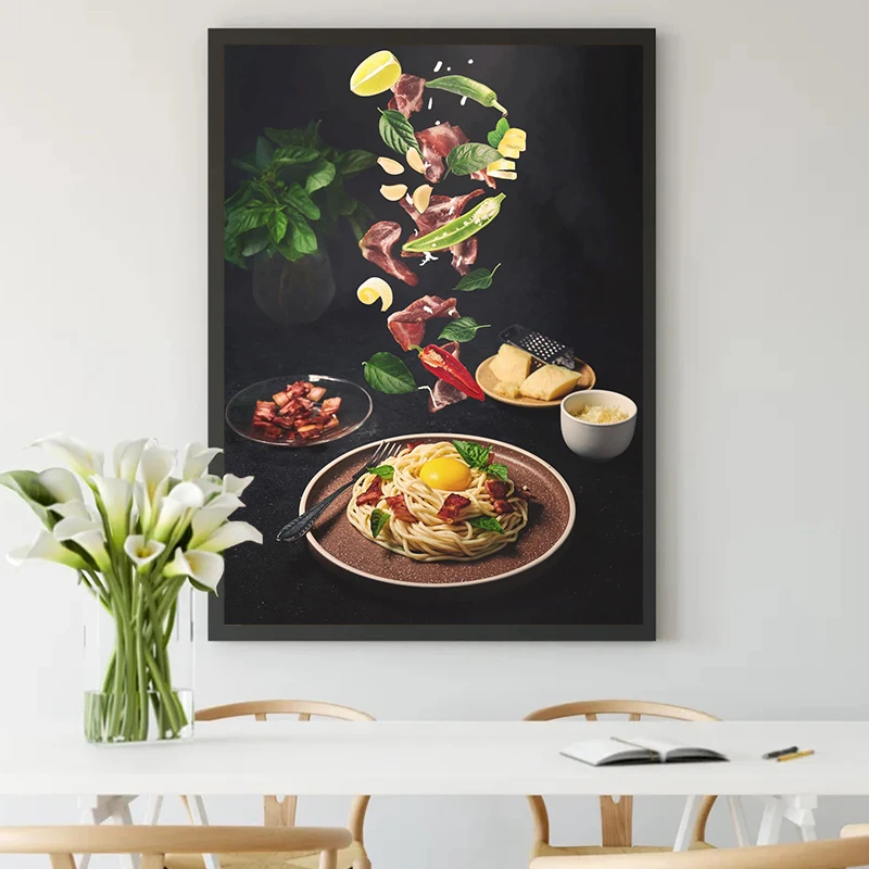 Gastronomy And Kitchen poster Food pictures restaurant decoration Canvas printing Wall decoration picture Home Room decoration