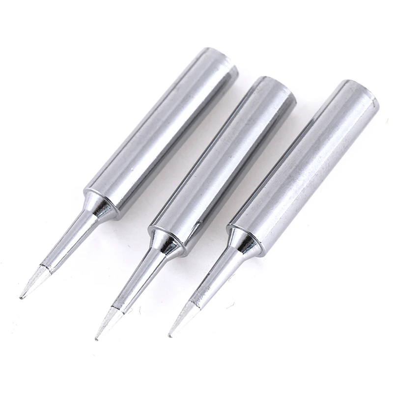 6/10pcs/Set Pure Copper Lead Free Soldering Iron Tips 900M-T Welding Head For 936 937 Soldering Station Tool Kits