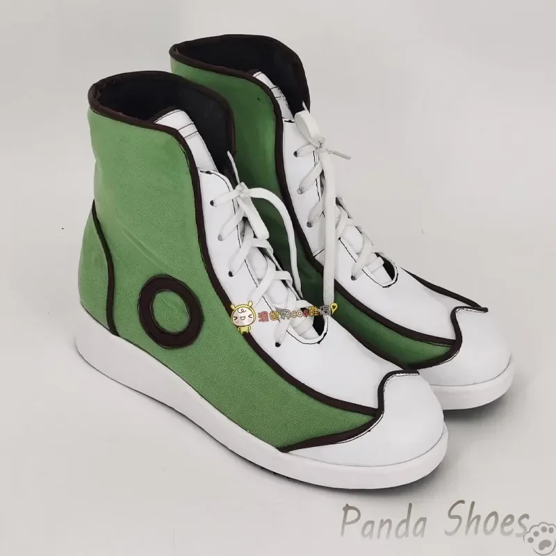 Zapatos de Cosplay de Anime Chainsaw Man Denji Cos, zapatillas verdes, botas, accesorios de vestuario, zapatos para fiesta de Halloween