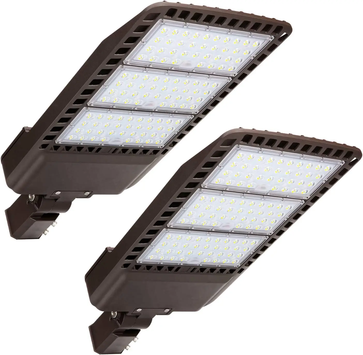 

Waterproof 150LM/W LED Parking Lot Lights Commercial Area Road Lighting LED Shoebox Street Pole Lights
