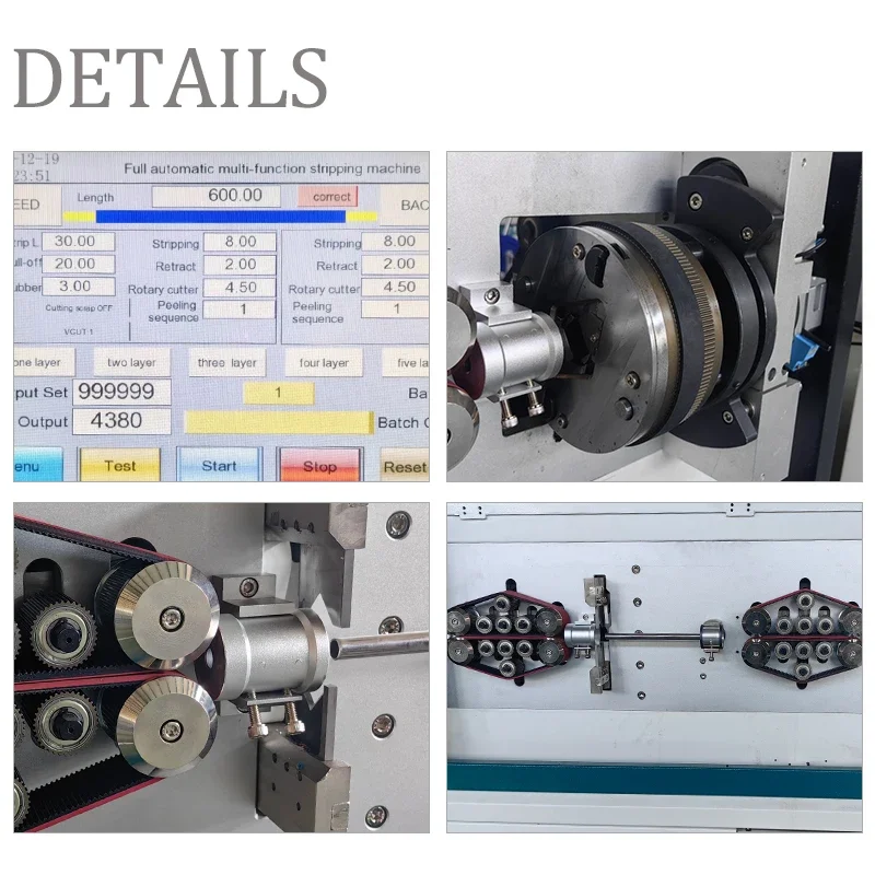 EW-05F+R 30 Mm2 Wire Cutting Stripping Machine Automatic Cable Rotary Cutting Stripper (0 -18mm) Cable Manufacturing Equipment